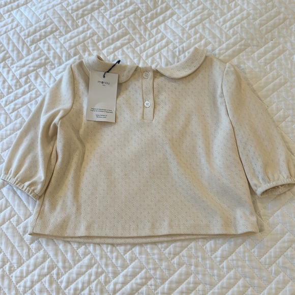 Marsou blouse, cream color, NWT - Picture 2 of 2